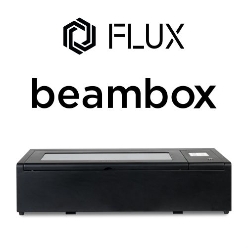 FLUX Beamo 30W CO2 Laser Cutter and Engraver. Portable Desktop CNC Machine  w/ a Working Volume of 300 x 210 x 45 mm. Designed for Working w/ Wood